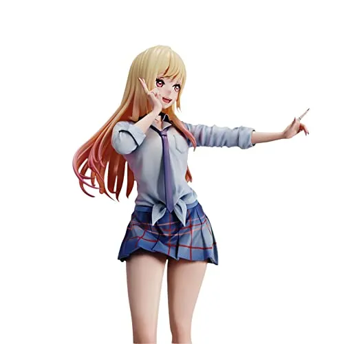 10.8 " New Limited Edition Japanese Anime Child Gentleman My Dress-Up Darling Kitagawa Marin Action Figure Wonderful Works School Uniform Version Adult Girl PVC