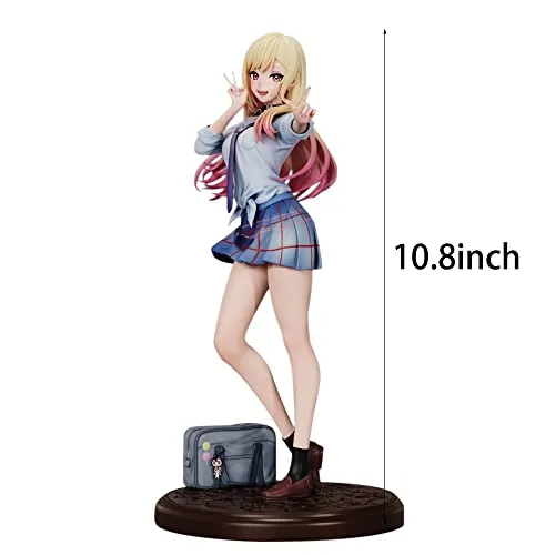10.8 " New Limited Edition Japanese Anime Child Gentleman My Dress-Up Darling Kitagawa Marin Action Figure Wonderful Works School Uniform Version Adult Girl PVC