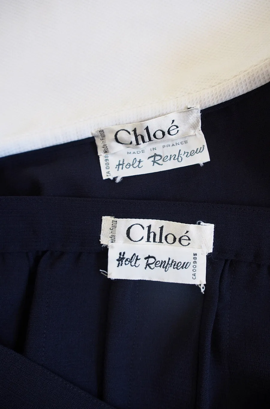 1970s Lagerfeld for Chloe School Girl Set