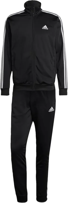 adidas Men's Size Basic 3-Stripes Tricot Track Suit