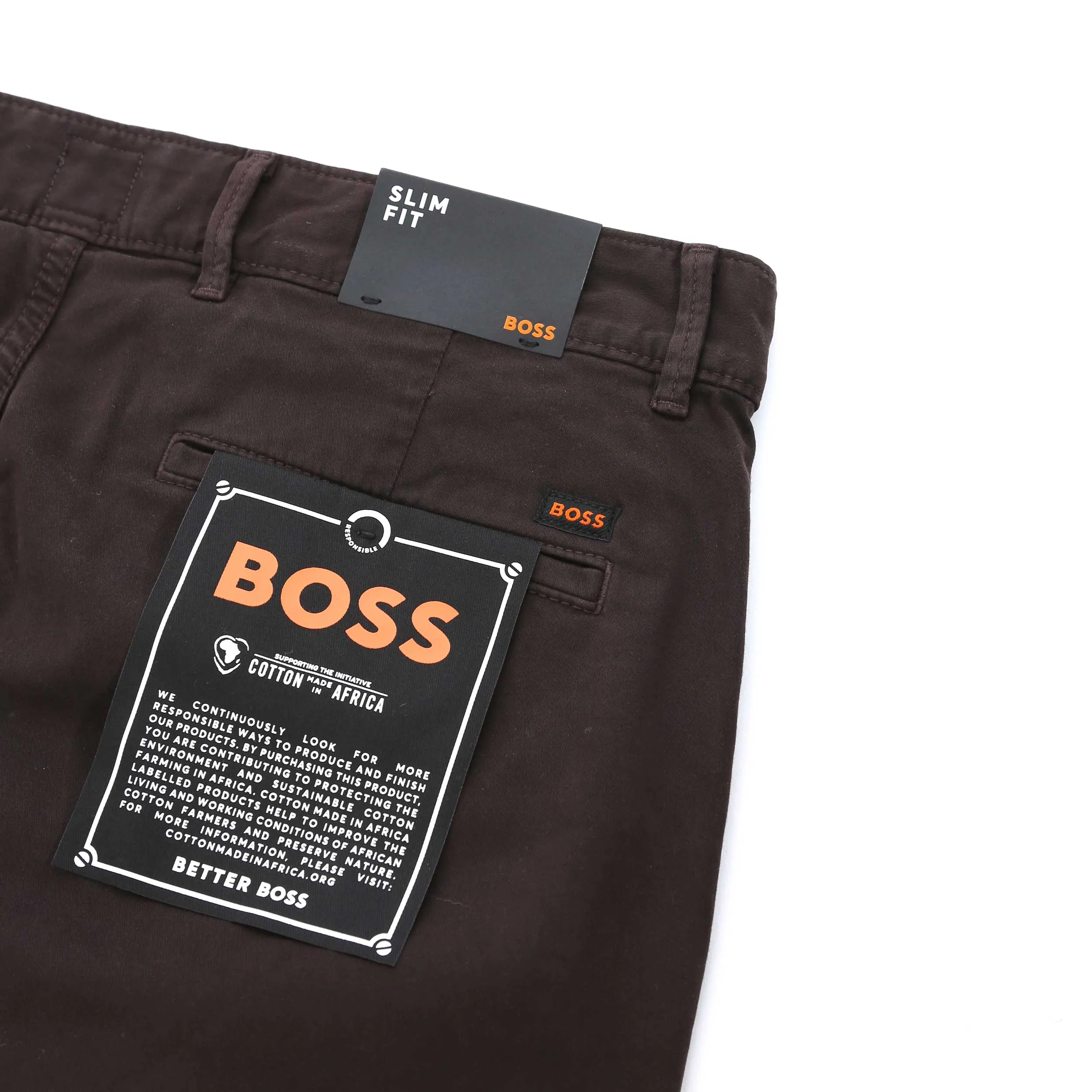 BOSS Chino Slim Chino in Brown