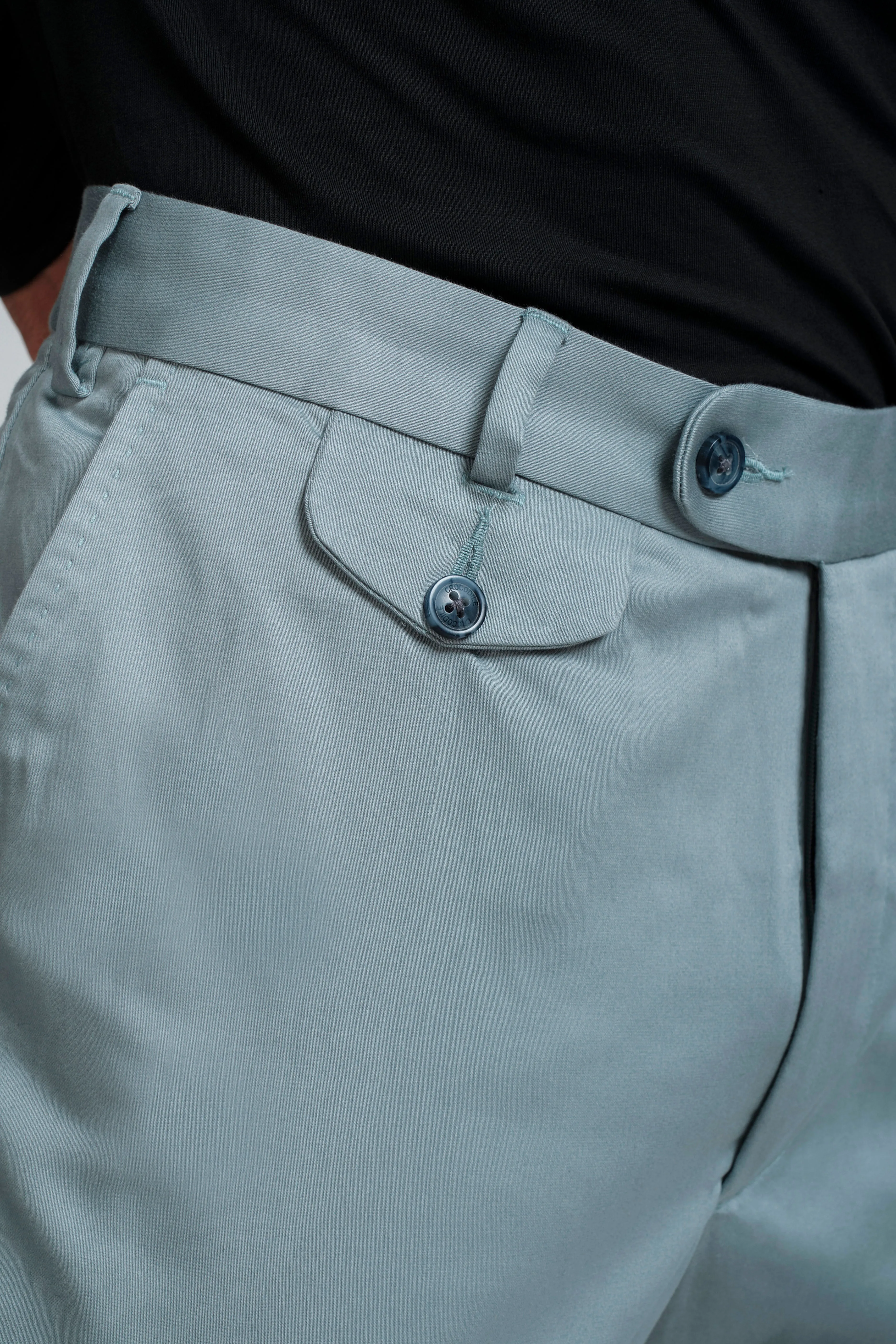 Crocodile Mens Slim Fit Chino Aquifer