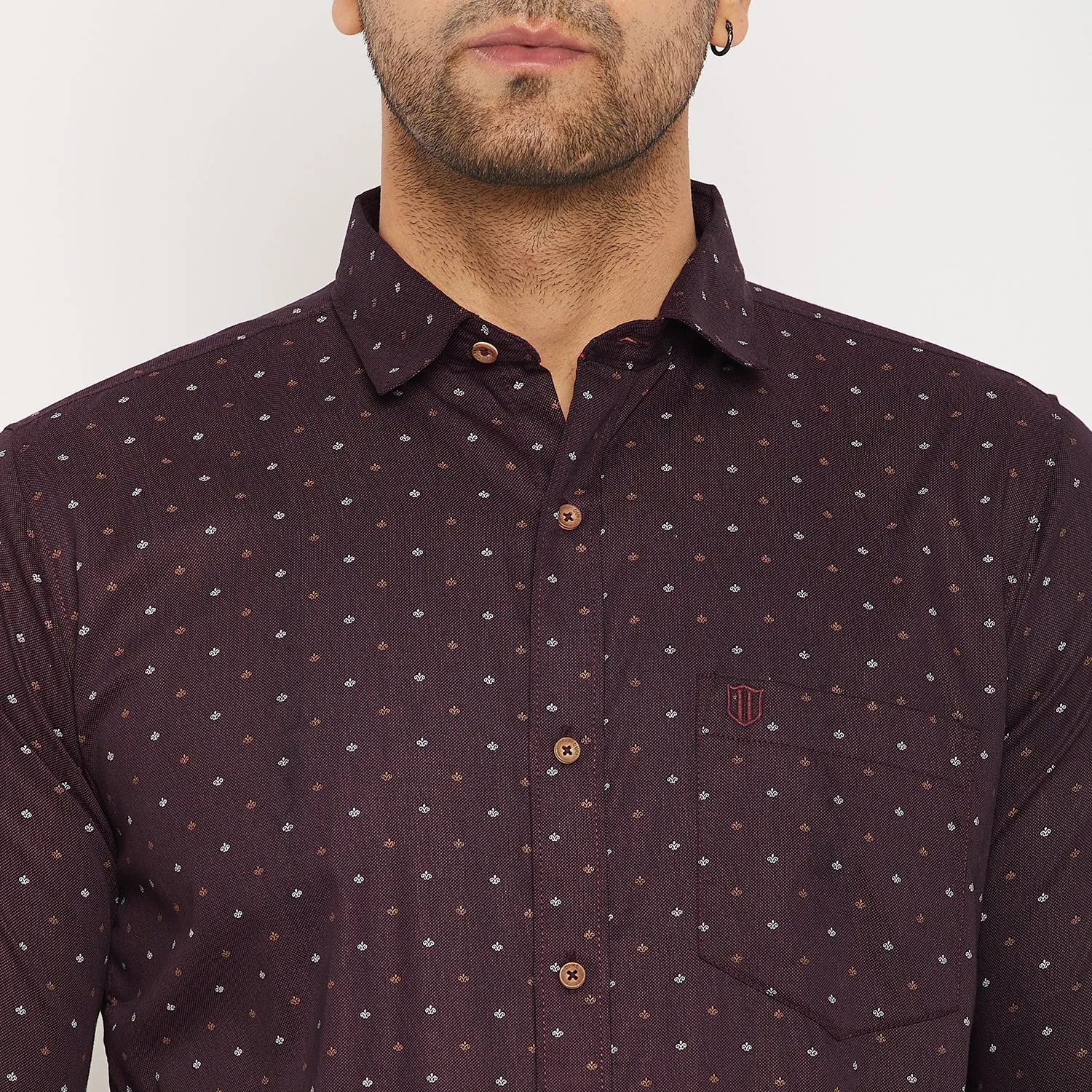 Duke Men Stardust Cotton Full Sleeve Shirt (SDO8PRSA)