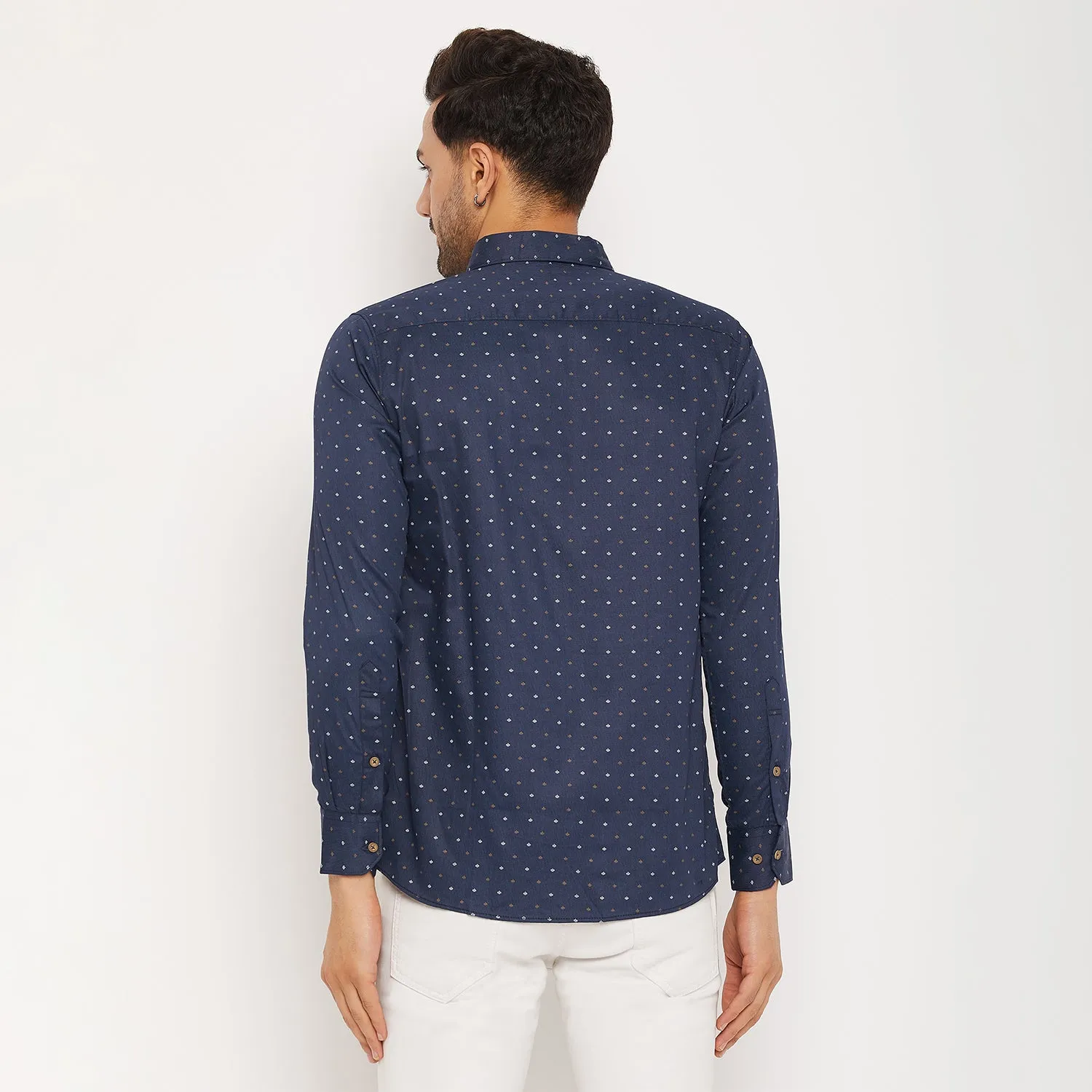 Duke Men Stardust Cotton Full Sleeve Shirt (SDO8PRSA)