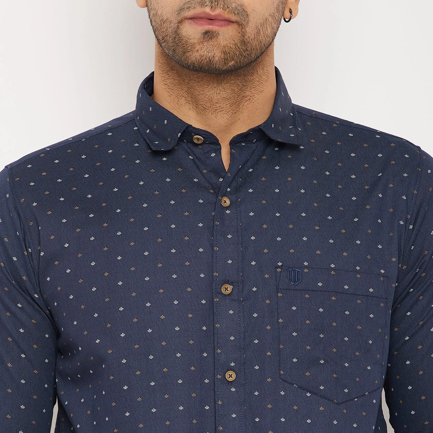 Duke Men Stardust Cotton Full Sleeve Shirt (SDO8PRSA)