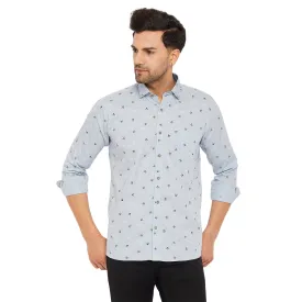 Duke Men Stardust Cotton Full Sleeve Shirt (SDO8PRTG)