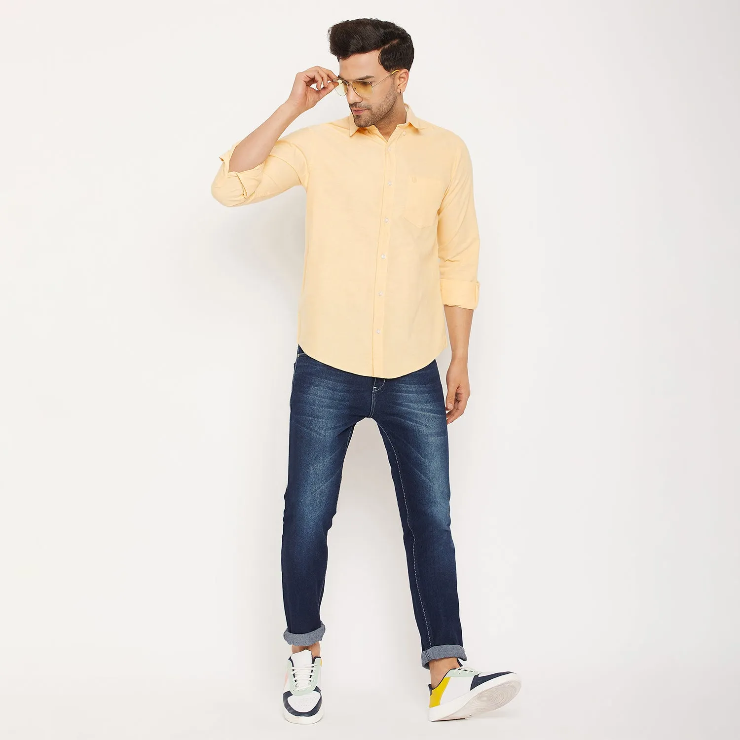 Duke Stardust Men Full Sleeve  Cotton Shirt (SDO5PLO)