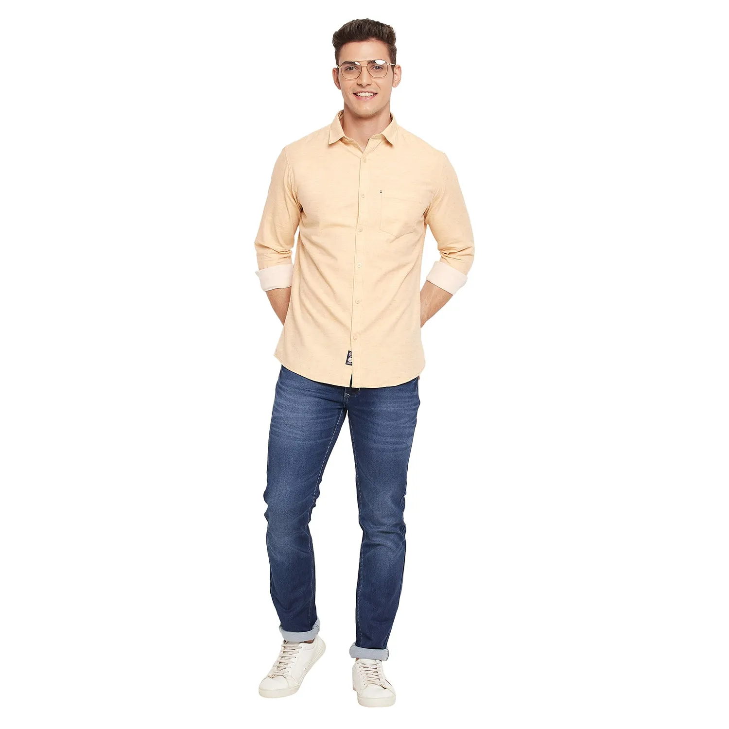 Duke Stardust Men Full Sleeve Cotton Shirt (SDO8831R)