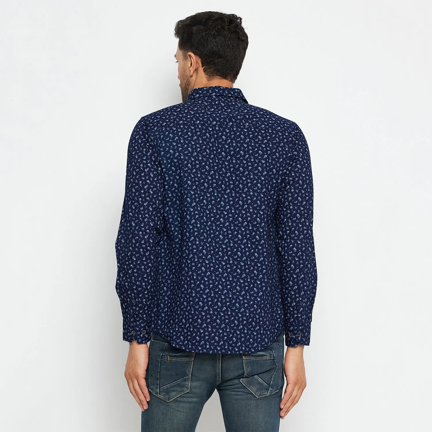 Duke Stardust Men Full Sleeve Cotton Shirts (SD7PRIAQ)