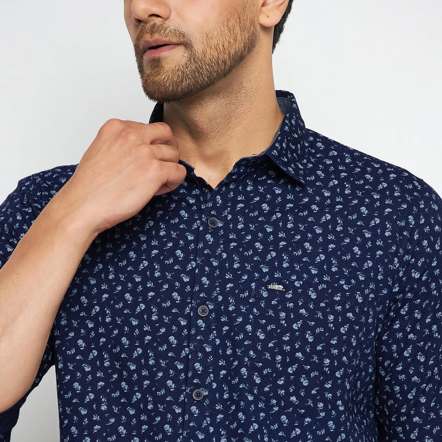 Duke Stardust Men Full Sleeve Cotton Shirts (SD7PRIAQ)