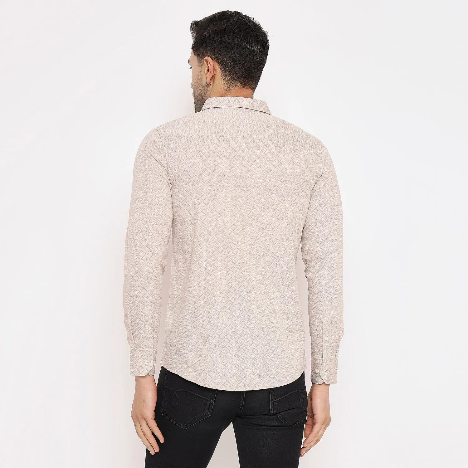 Duke Stardust Men Full Sleeve Self Design Cotton Shirt (SDO7PRC)
