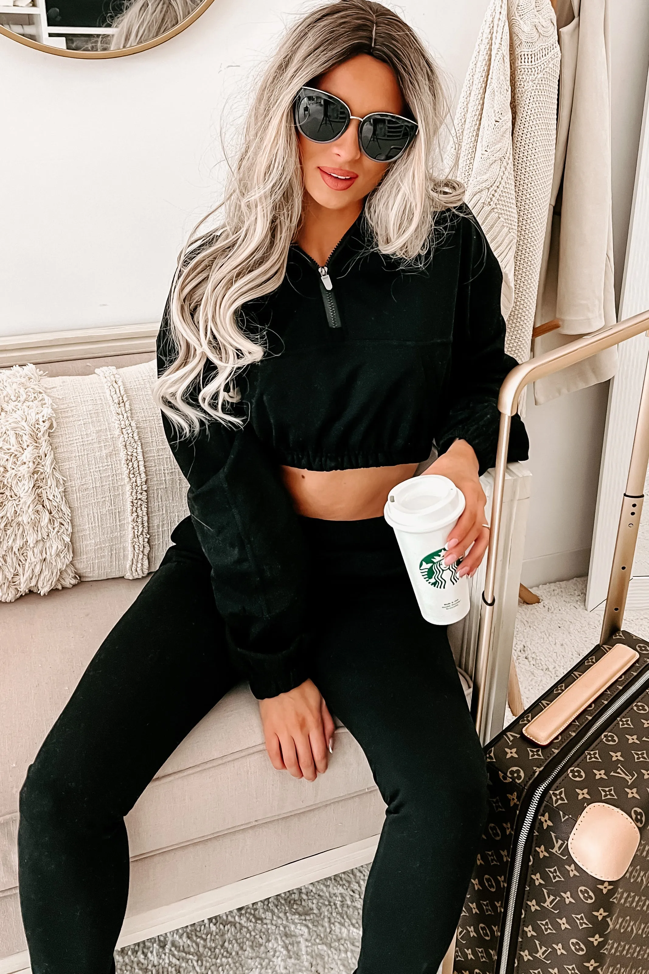 Extreme Flex Hoodie & Jogger Two Piece Set (Black)