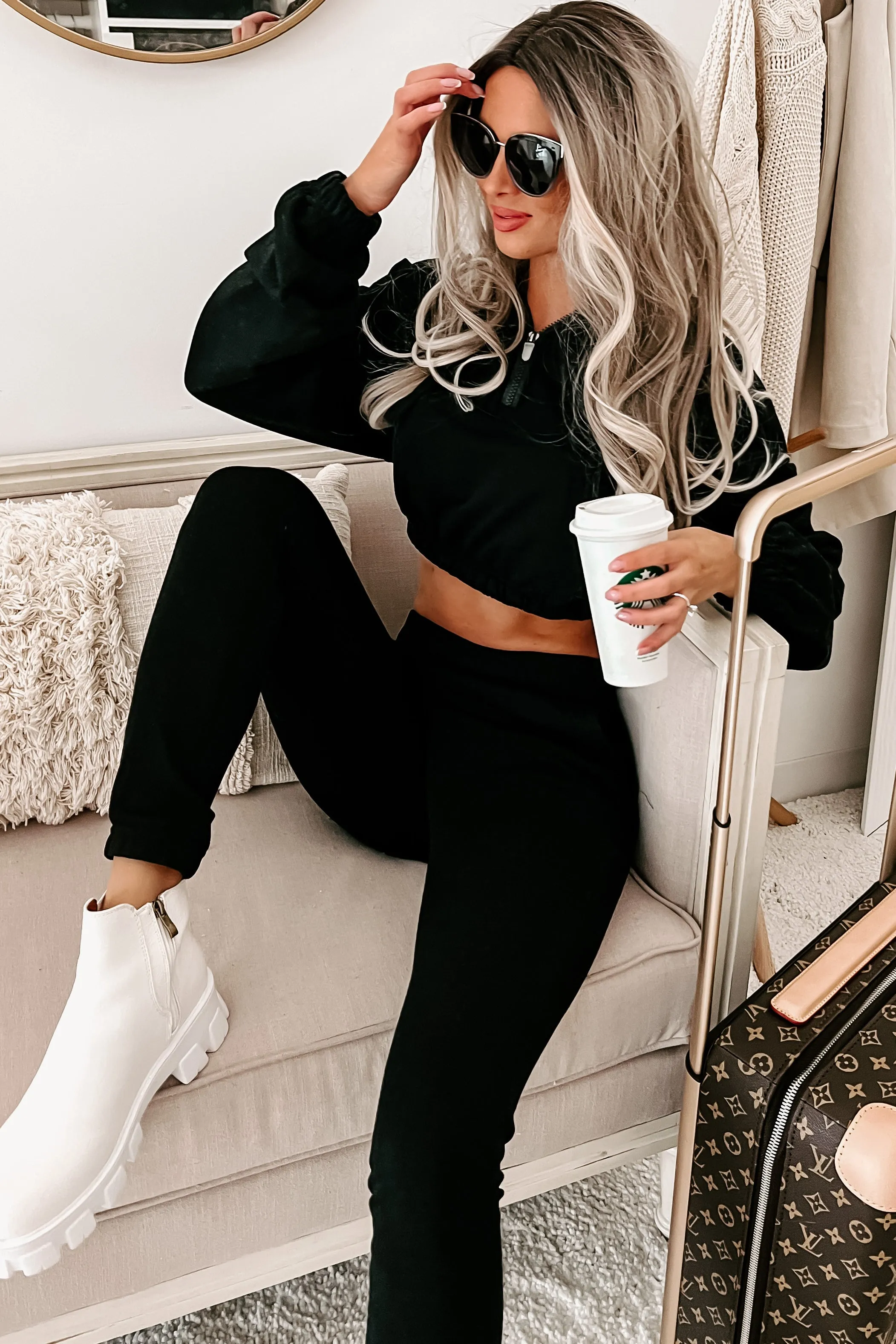 Extreme Flex Hoodie & Jogger Two Piece Set (Black)
