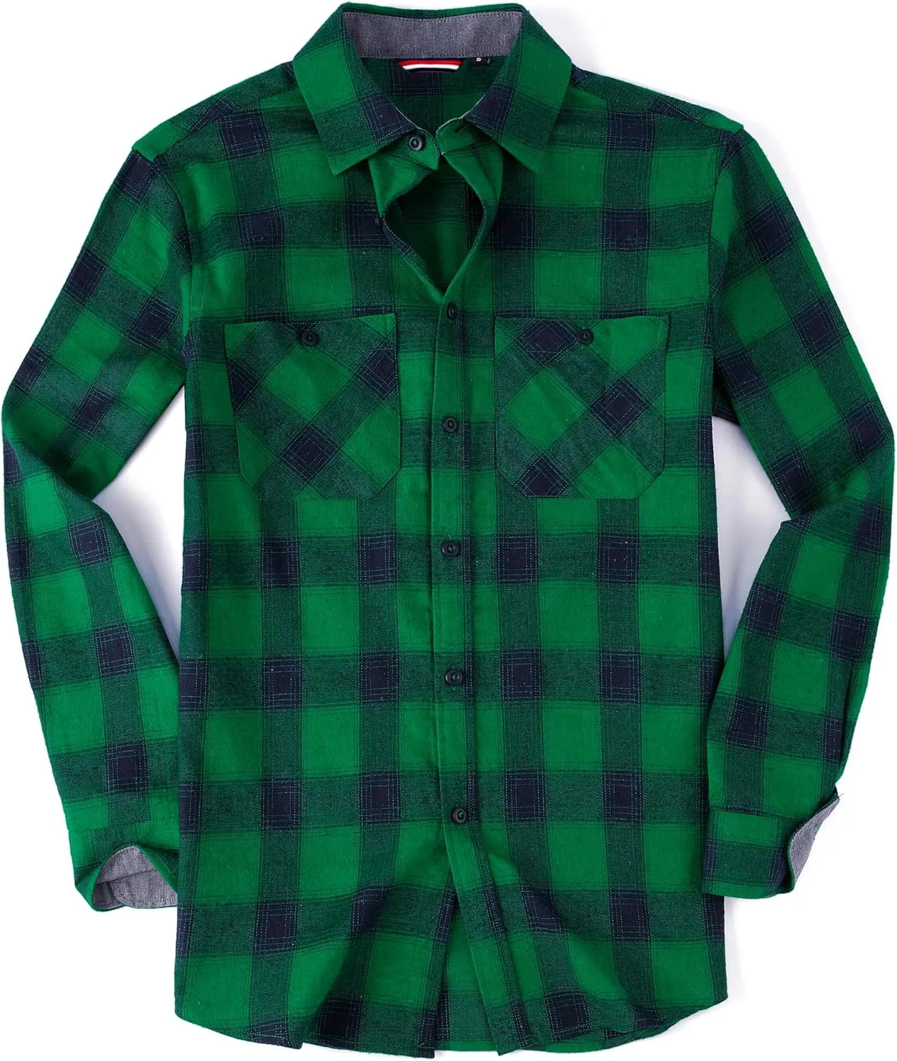 Flannel Shirt for Men Button Down Regular Fit Mens Flannel Shirt Long Sleeve Casual Plaid Flannel Shirt