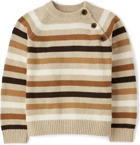 Gymboree Boys' and Toddler Long Sleeve Crew Neck Pullover Sweater