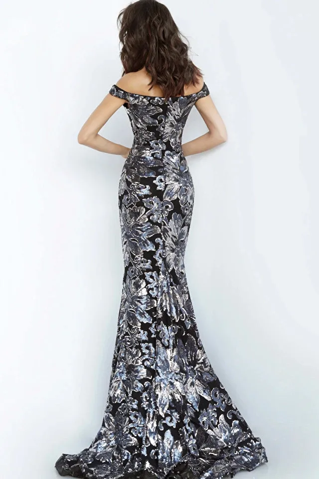 Jovani - 63516 - Off the Shoulder Sweetheart Neck Dress