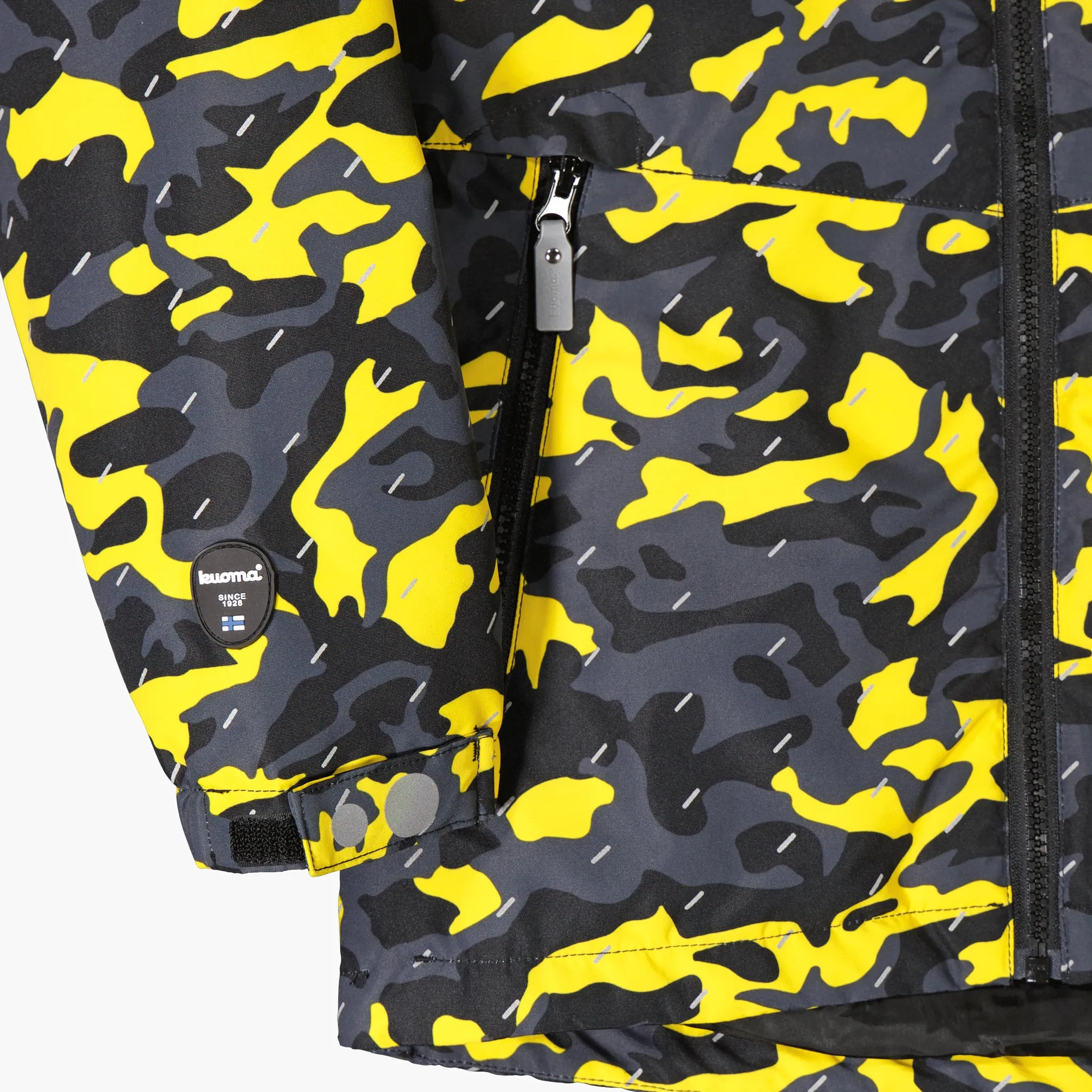 Kids´ midseason jacket Marek, Yellow Ghost
