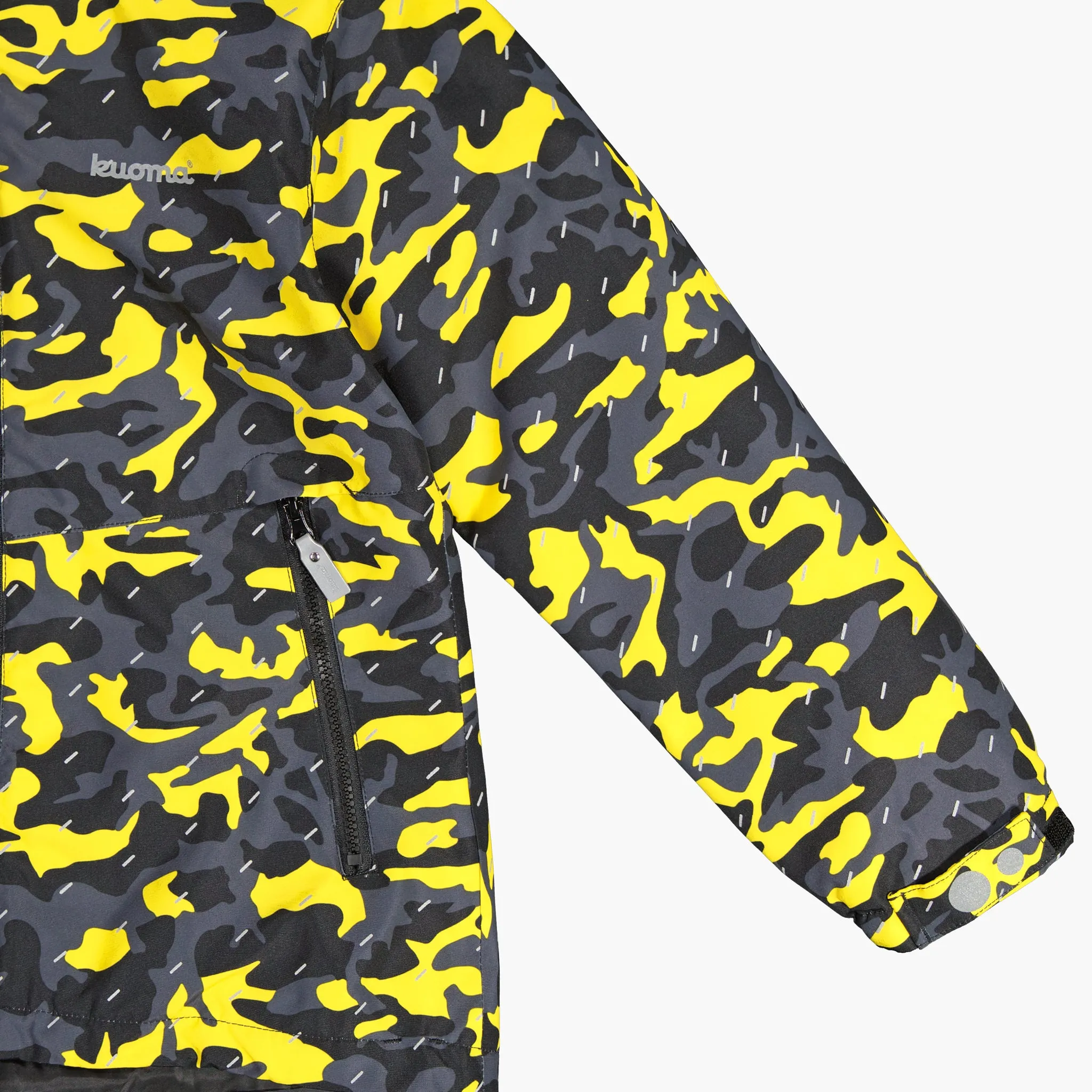 Kids´ midseason jacket Marek, Yellow Ghost