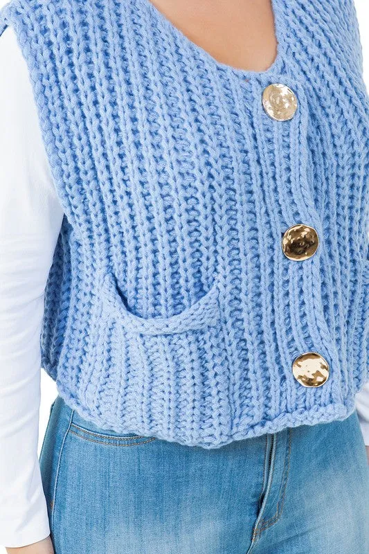 KNITTED VEST | 3 COLORS