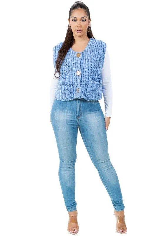 KNITTED VEST | 3 COLORS