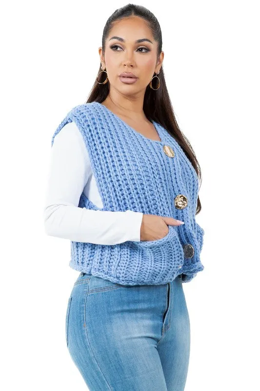 KNITTED VEST | 3 COLORS