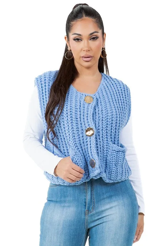 KNITTED VEST | 3 COLORS