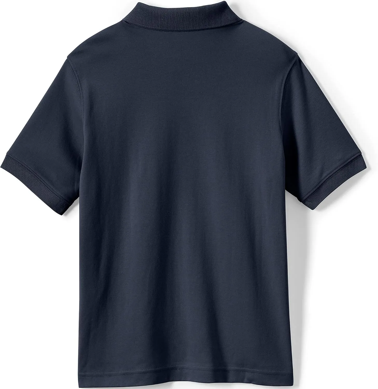 Lands' End School Uniform Kids Short Sleeve Interlock Polo Shirt