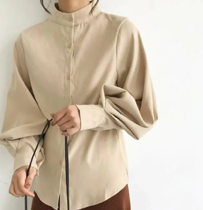 Lantern- Long sleeve blouse shirt