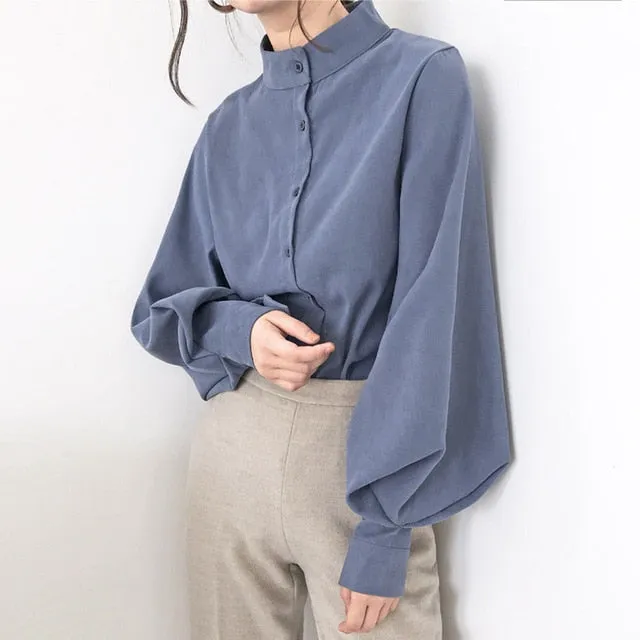 Lantern Sleeve Blouse