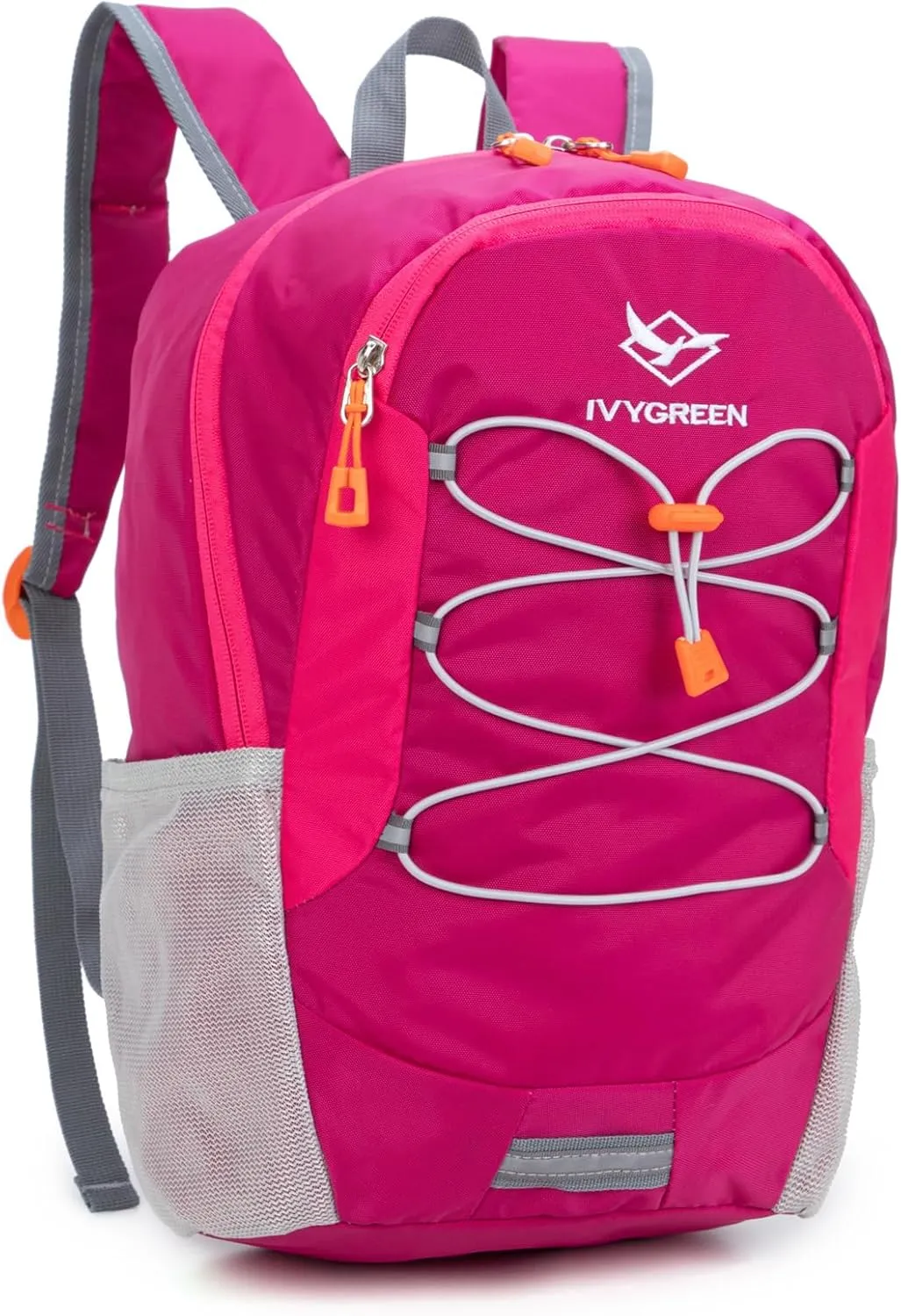 Little Kids Hiking Backpack for Boys or Girls, Small Daypack for Camping or Travel (Rose, Medium)