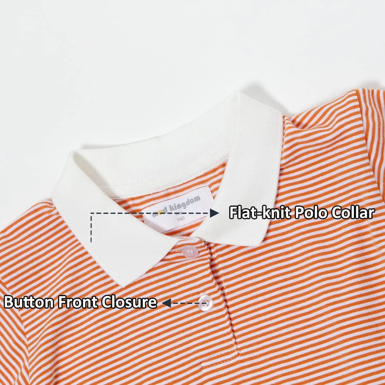 LittleSpring Boys Girls Polo Shirt School Uniform Short Sleeve Pique Polo T Shirt for Kids