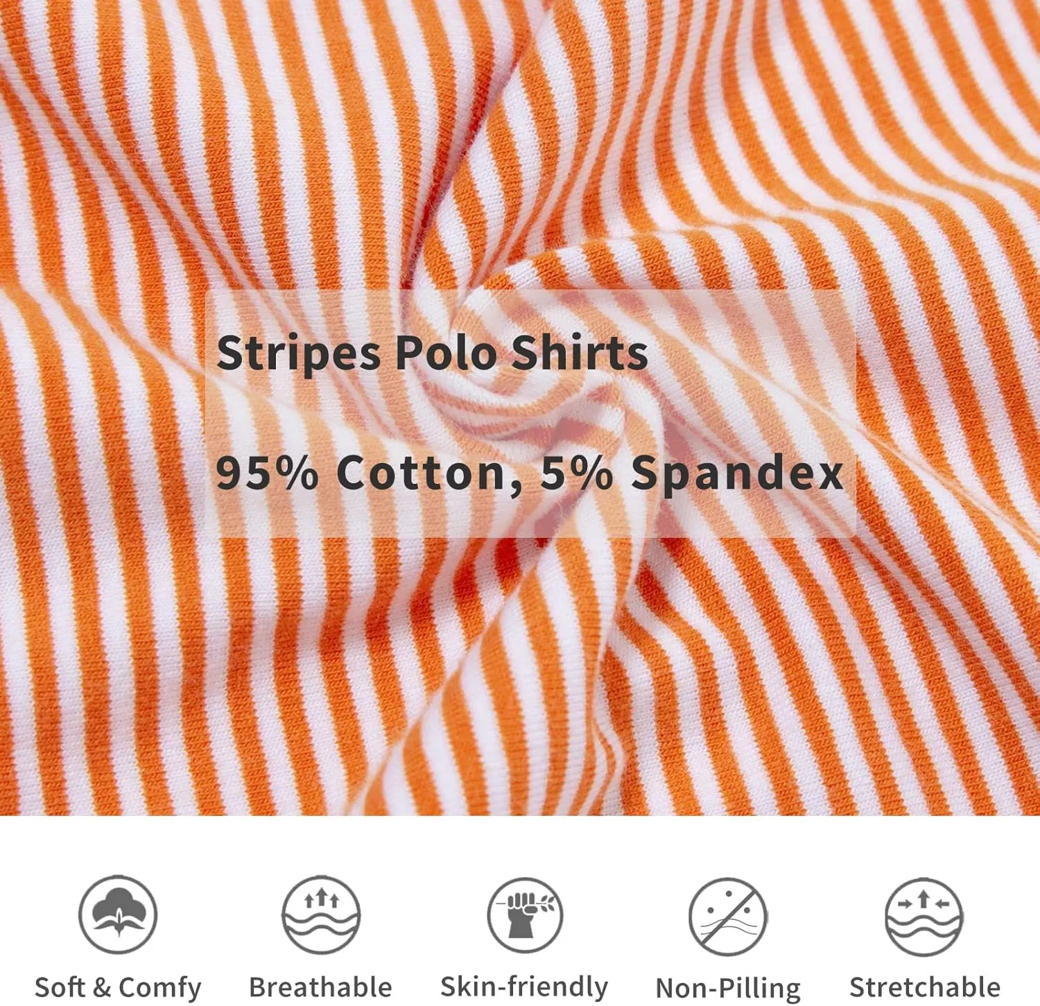 LittleSpring Boys Girls Polo Shirt School Uniform Short Sleeve Pique Polo T Shirt for Kids
