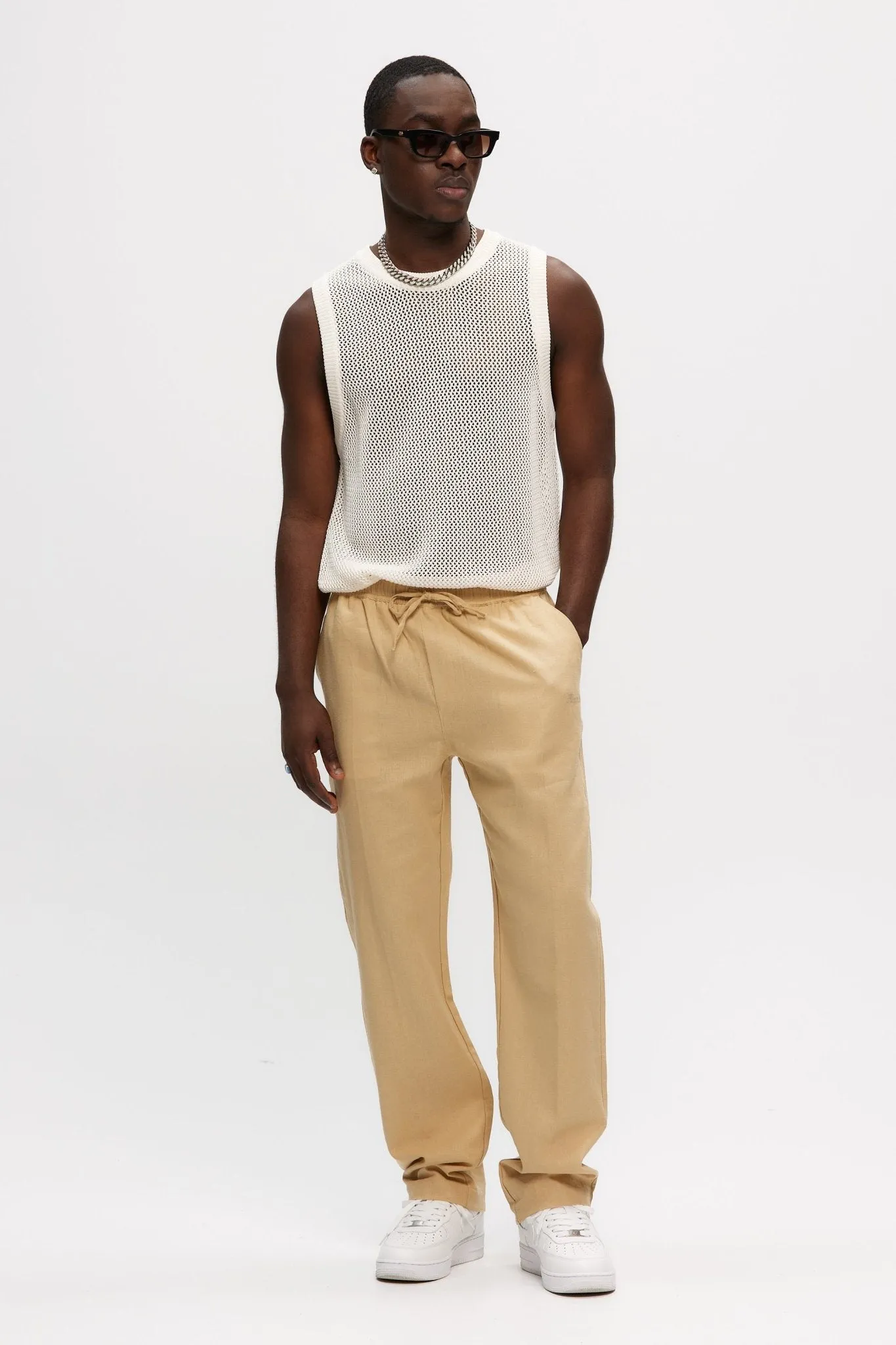 Mesh Knitted Vest