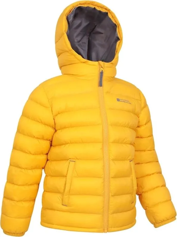 Mountain Warehouse Seasons Padded Kids Jacket - Water Resistant & Lightweight Insulated Rain Coat for Boys & Girls - Great for Spring