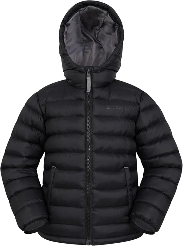 Mountain Warehouse Seasons Padded Kids Jacket - Water Resistant & Lightweight Insulated Rain Coat for Boys & Girls - Great for Spring
