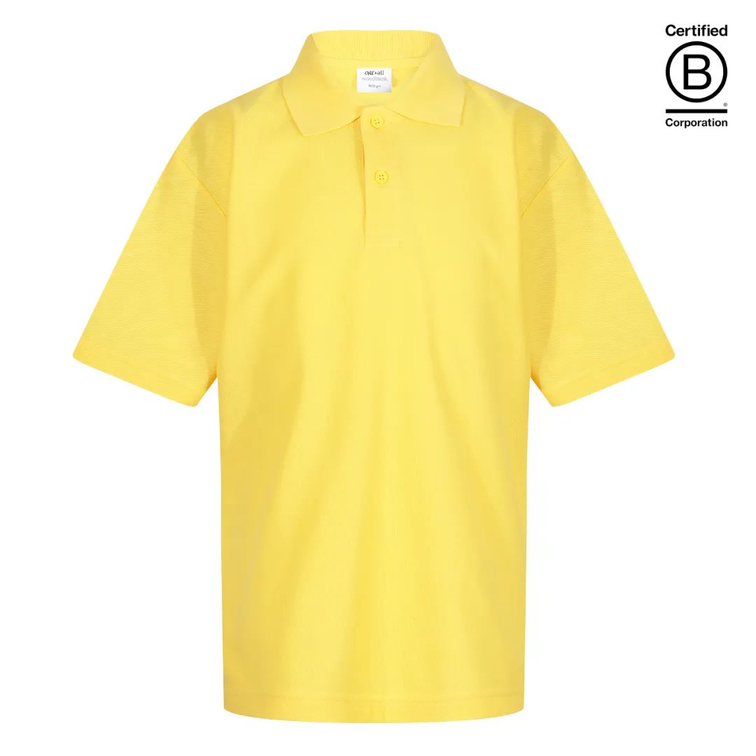 Plain unisex school polo shirts