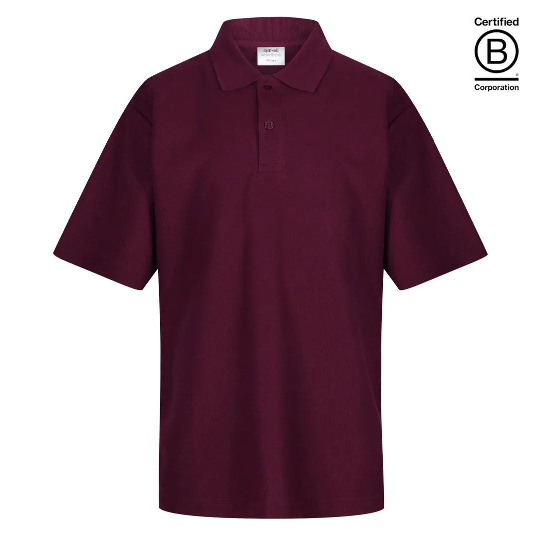 Plain unisex school polo shirts