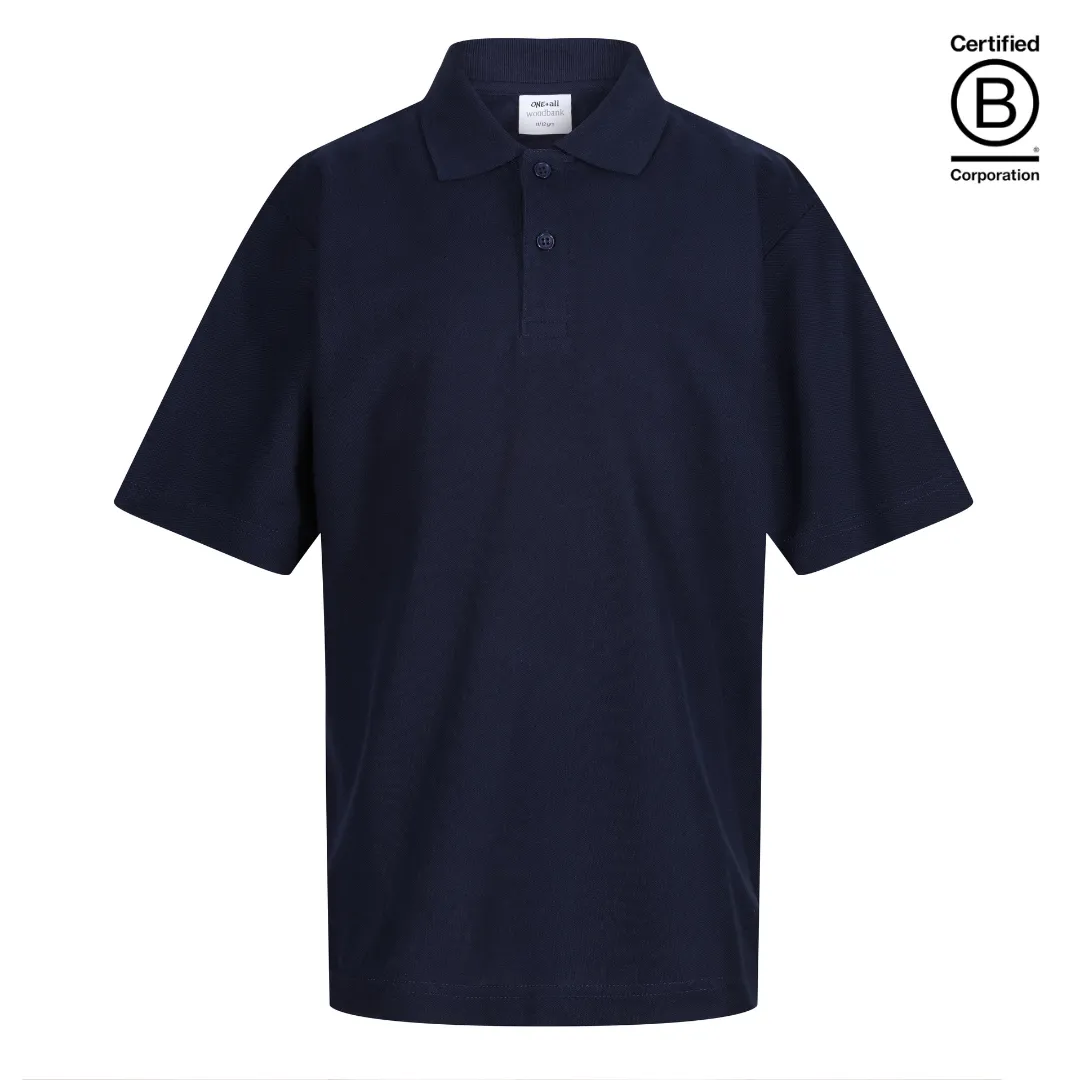 Plain unisex school polo shirts