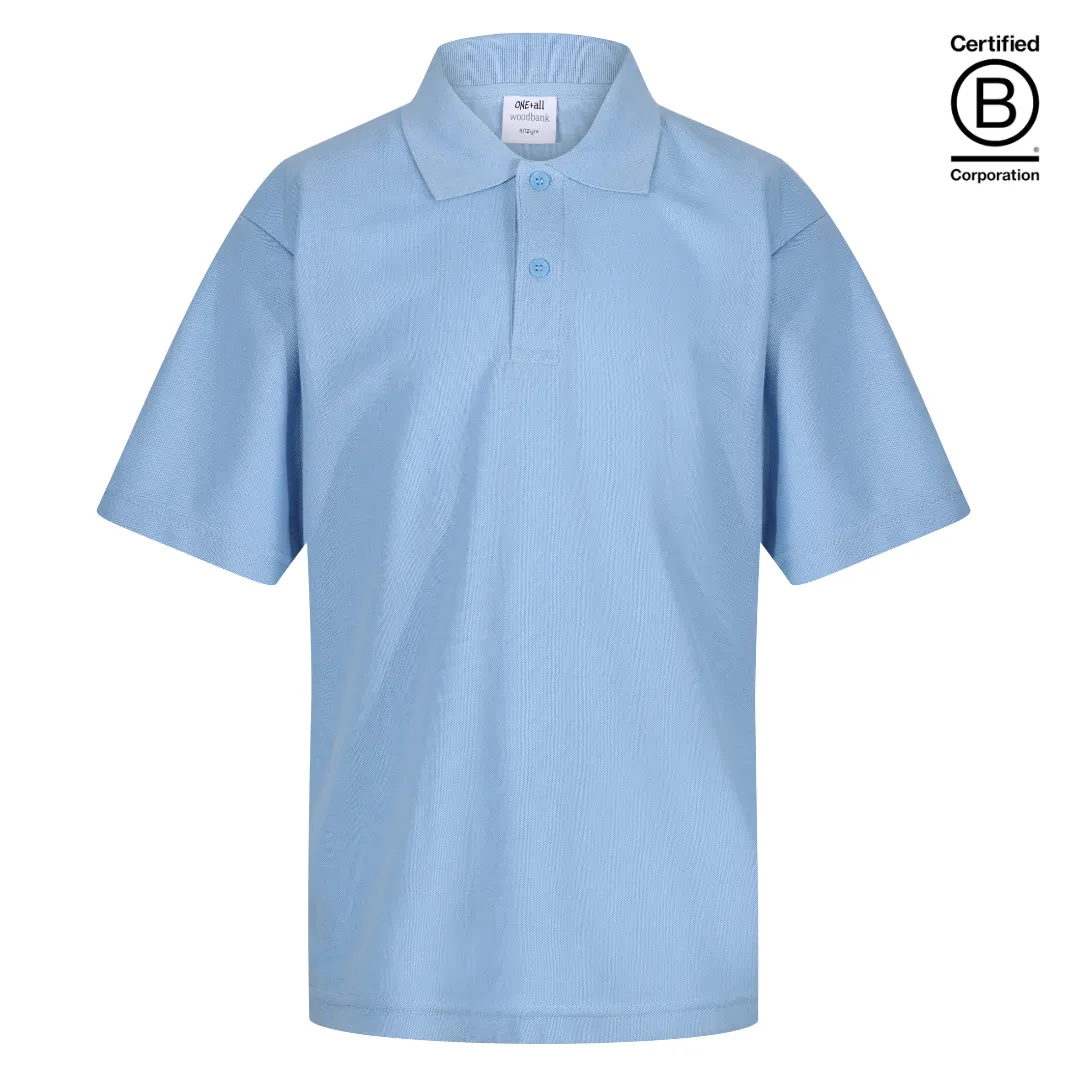 Plain unisex school polo shirts