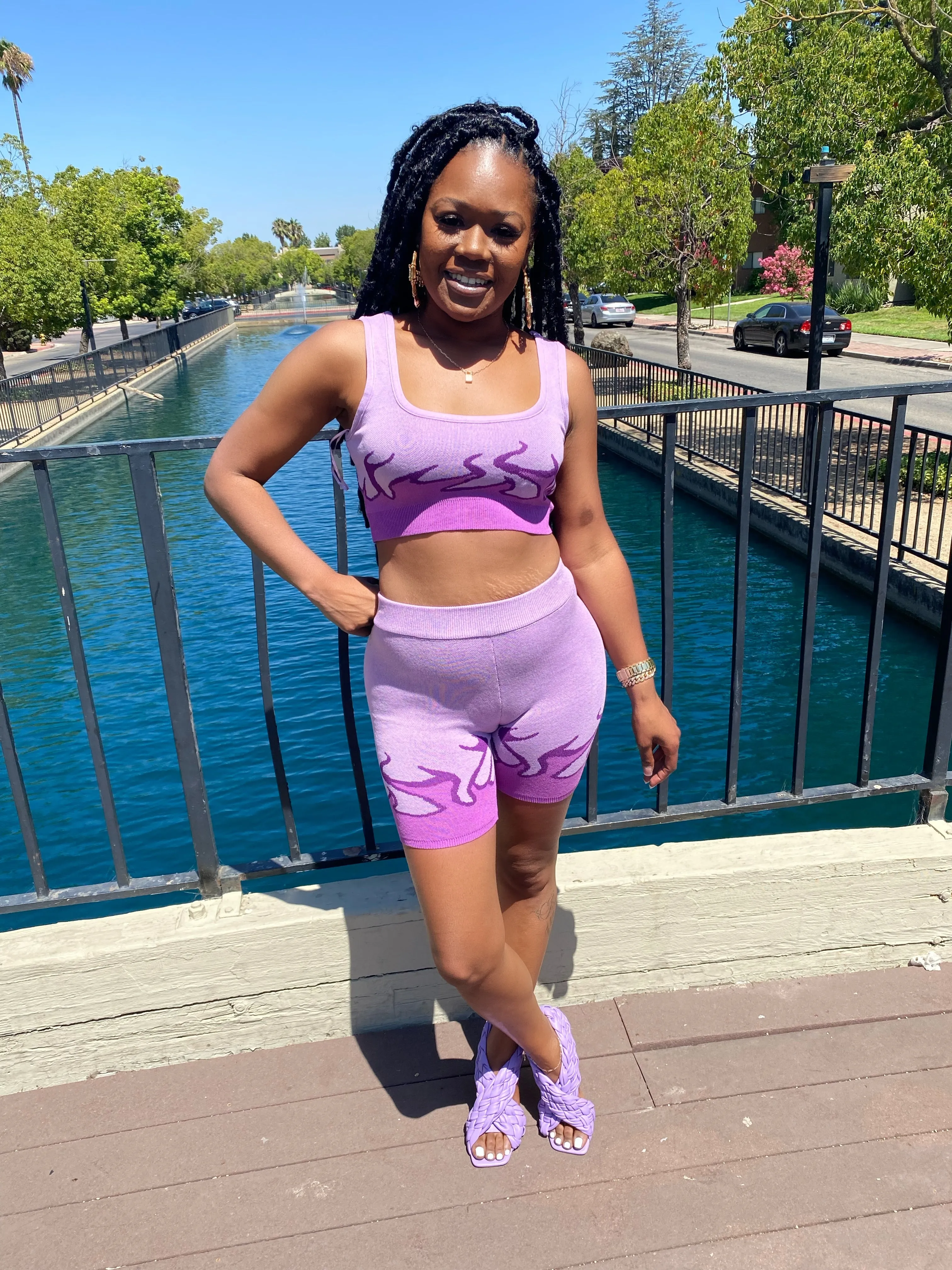 "Flamin" Two Piece Set