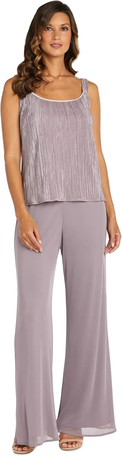 R&M Richards Womens 3PC Pleated Pant Outfit