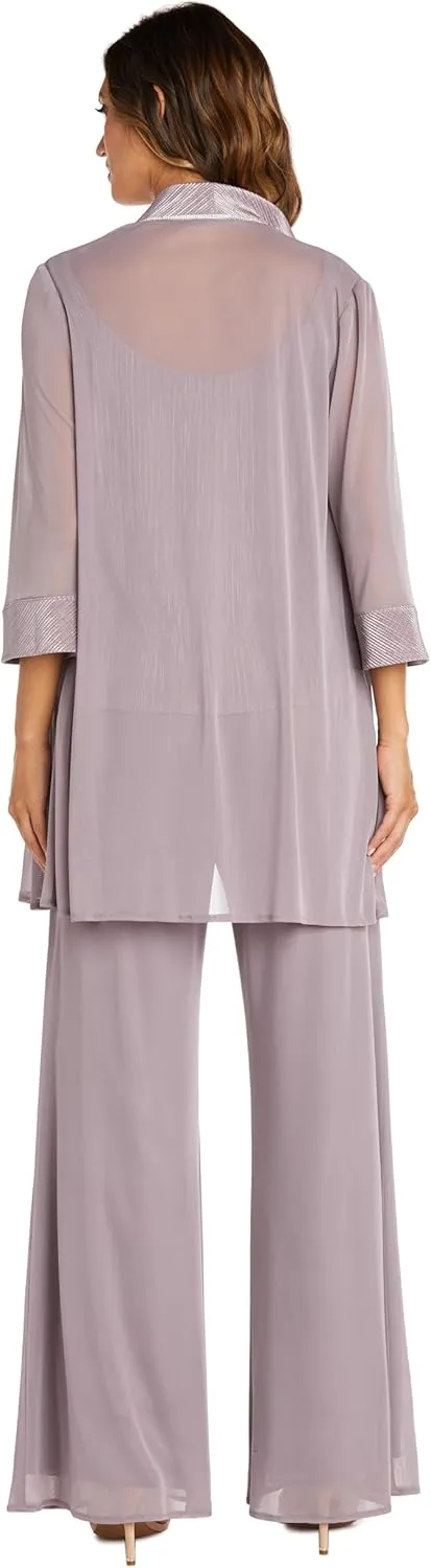 R&M Richards Womens 3PC Pleated Pant Outfit