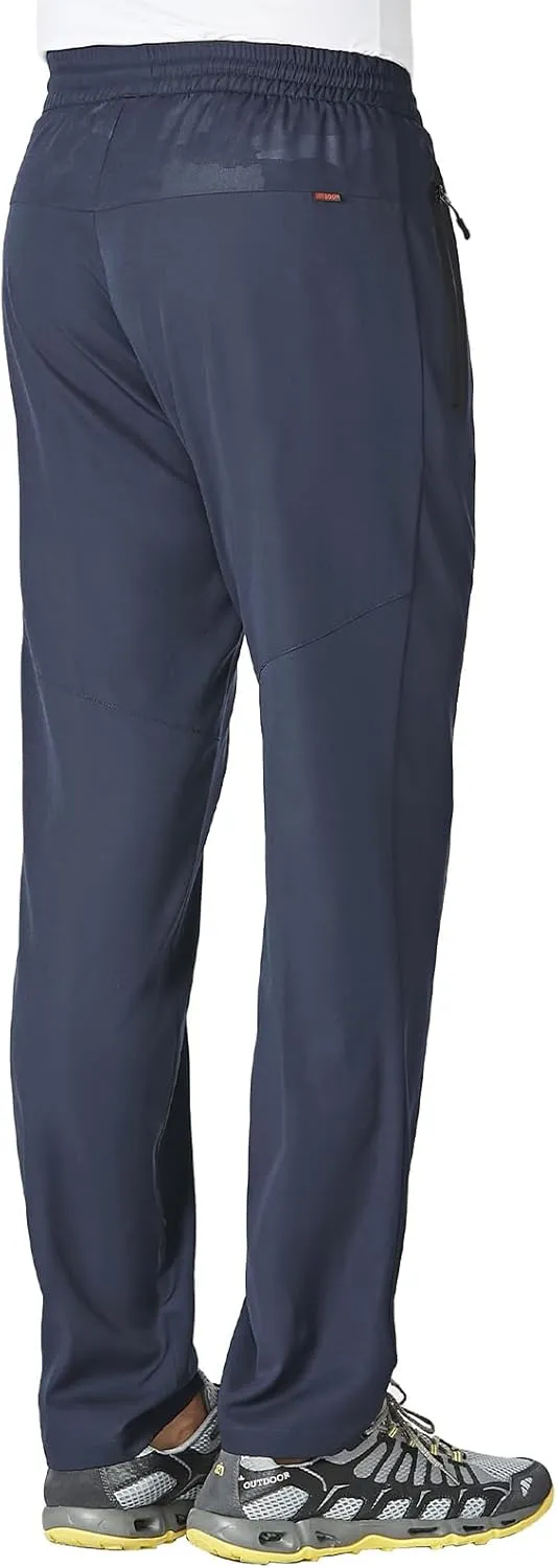 Rdruko Men's Casual Pants Lightweight Quick Dry Hiking Running Workout Outdoor Sports Sweat Pants