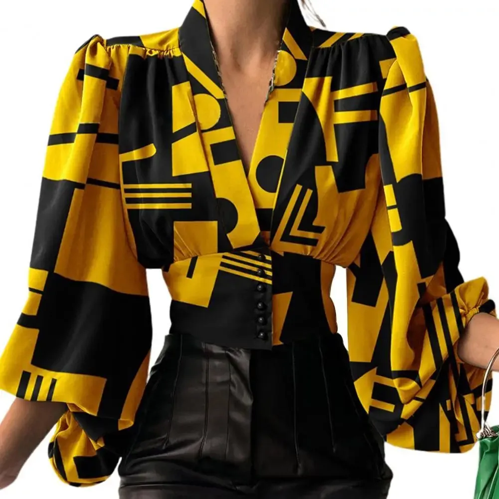 SANWOOD Vintage Long Sleeve Blouse - Retro Elegance with a Modern Twist