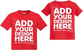 shop4ever Personalized Custom Design Your Own Toddler Cotton T-Shirt