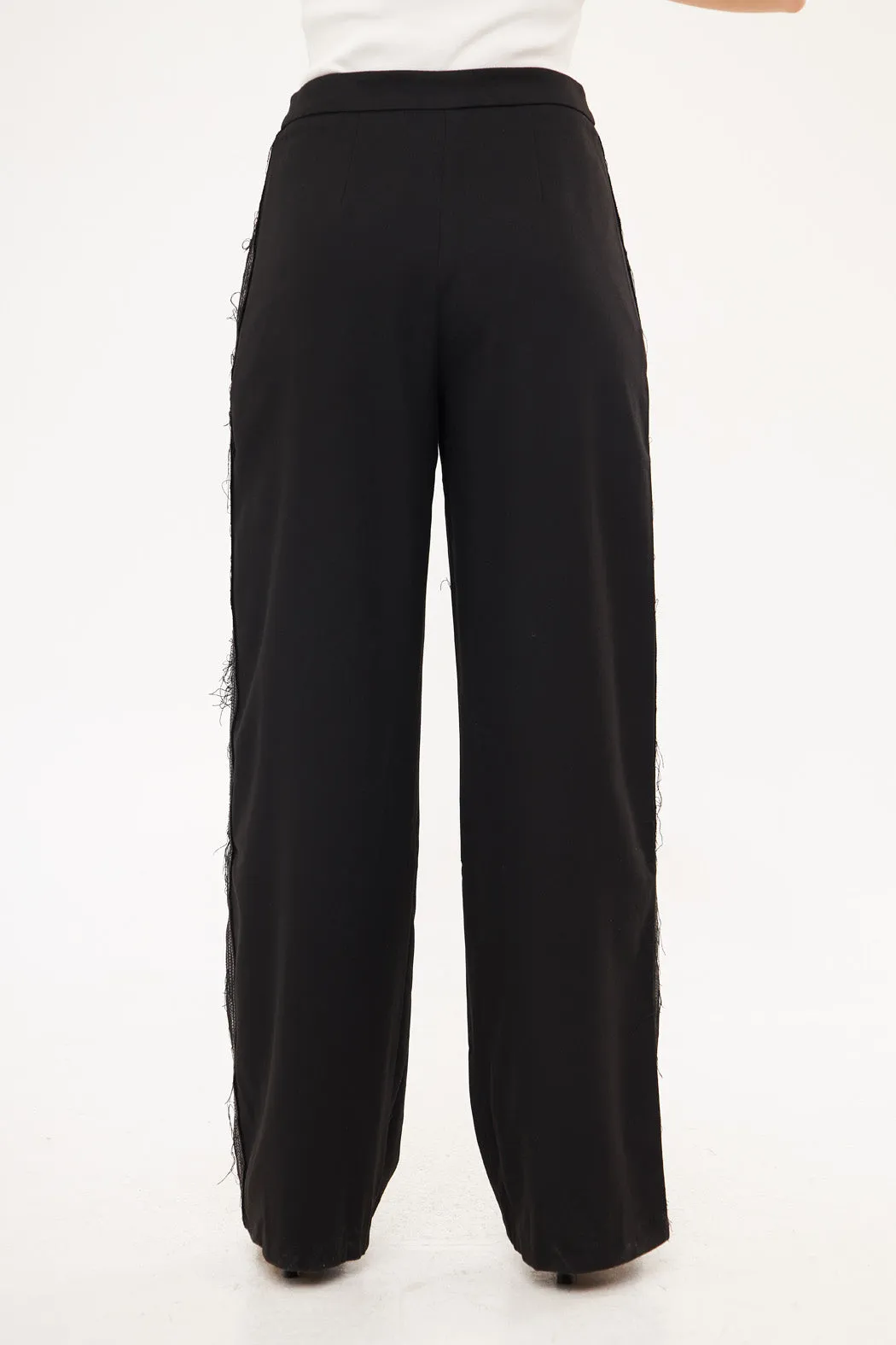 Straight Leg Solid Formal Trouser