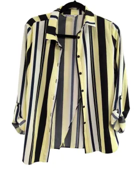 Striped Button up Nygard Shirt (S)