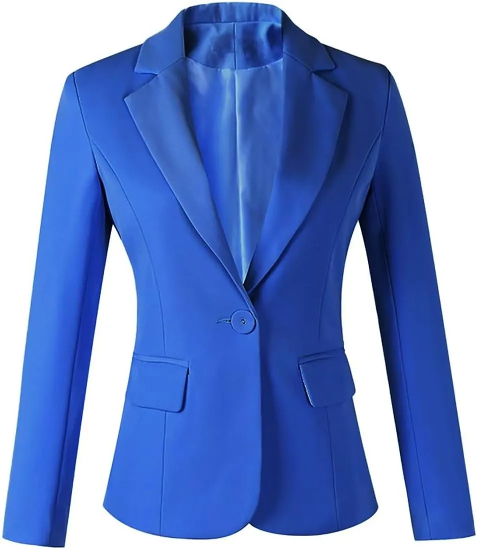 Women's Blazer Solid Casual Blazer Suit Jackets for Women Open Front Office Work Suit Jacket Blazers