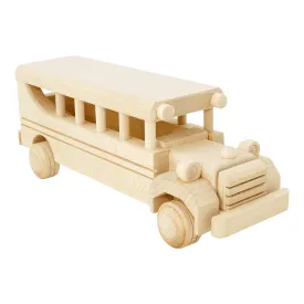 Wooden Vintage Style School Bus - Bennett